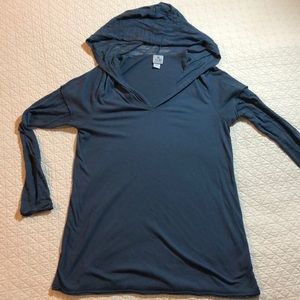 SB sportswear knit hoodie bluish grey size medium